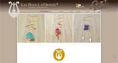Desktop Screenshot of bijoux-orphee.com