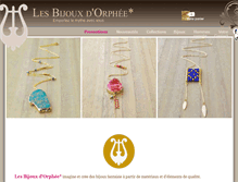 Tablet Screenshot of bijoux-orphee.com